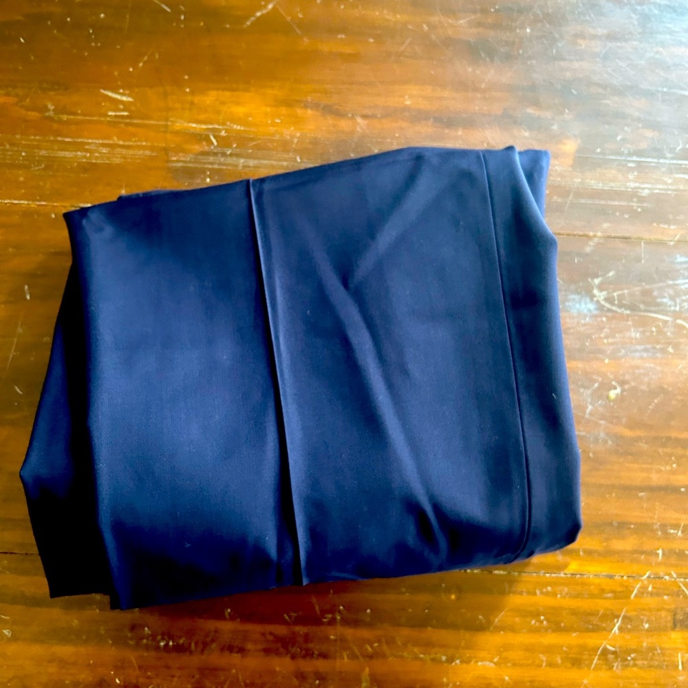 Zanella/ Loro Piana pleated, cuffed trousers
